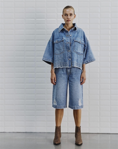 Withblack - WBLWonder Long Bermuda Shorts - Sky Blue